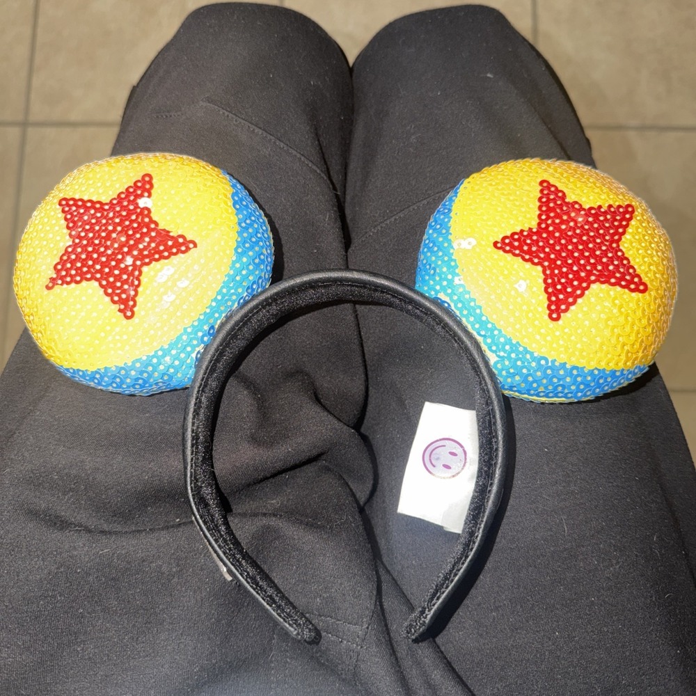 Disney Parks Exclusive Loungefly Pixar Luxo Ball Mickey Minnie Ears Headband‎